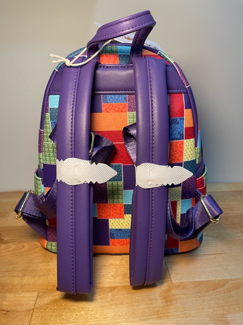 Dolly Parton Coat of Many Colors Loungefly Mini Backpack with Matching Wallet - Picture 16 of 16